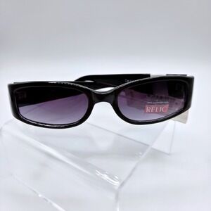 Relic Queen Victoria Sunglasses Womens OS Black NEW Rectangular Purple Gradient